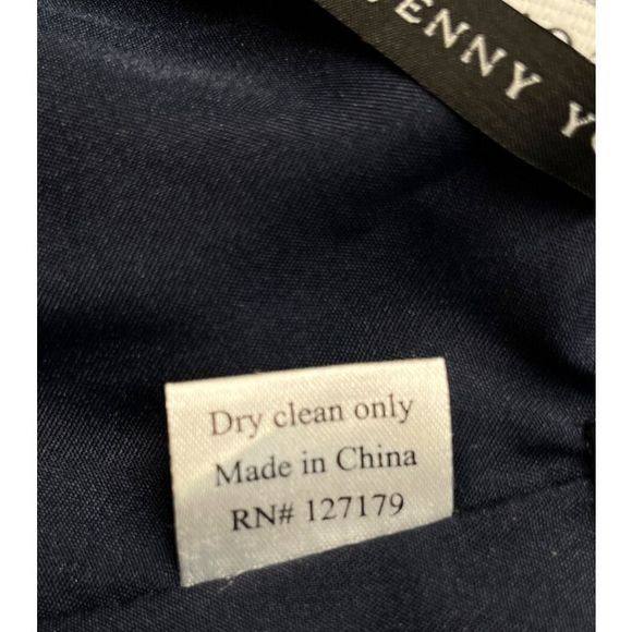 Jenny Yoo Annabelle Navy Size 4 Dress Formal Convertible Navy Prom Bridesmaid - Picture 13 of 16